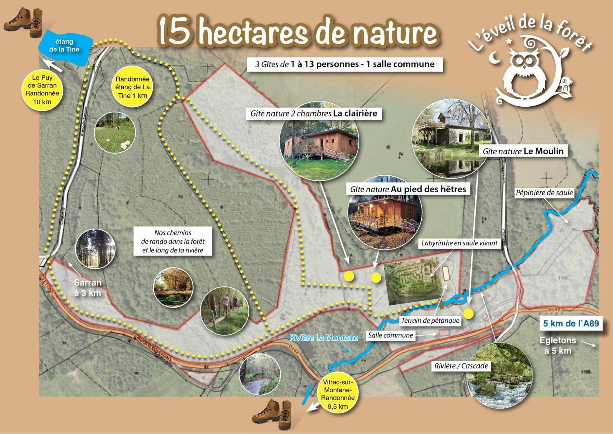 Gite Nature Au Pied Des Hetres Vitrac-sur-Montane Exterior foto